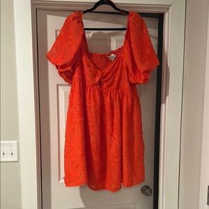Vibrant Orange Dress